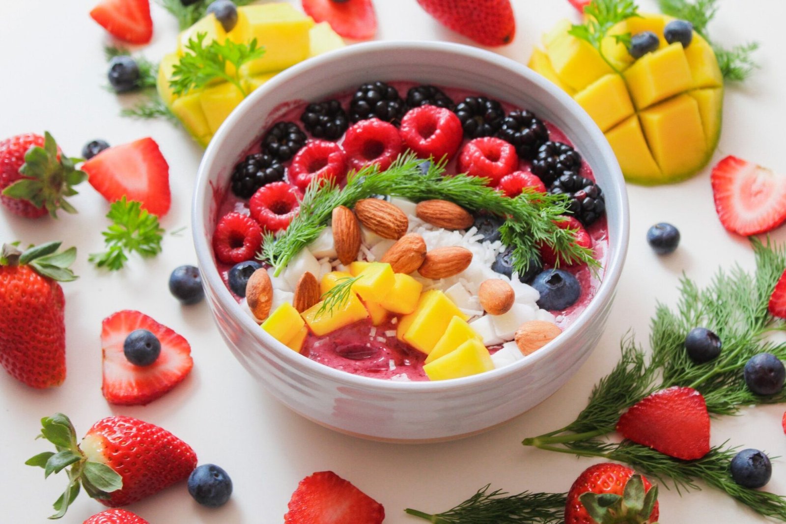 Strawberry Smoothie Bowl Healthy Drink Recipe