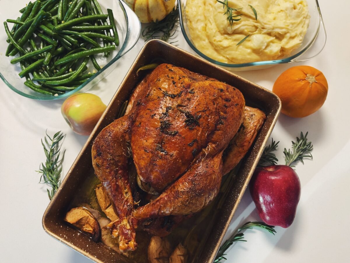 Easy Lemon Herb Roast Chicken with Crispy Golden Skin