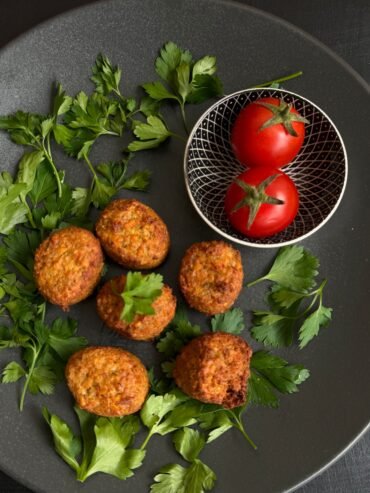 ricotta meatballs with the crispy topping
